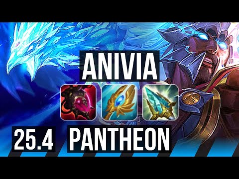 ANIVIA vs PANTHEON (MID) | 11/3/10, Godlike | KR Diamond | 25.4