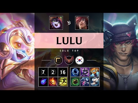 Lulu Top vs Sett: Rampage - KR Grandmaster Patch 25.S1.2