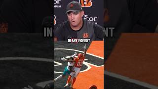 Cincinnati Bengals head coach Zac Taylor discusses Mitch Tinsley’s incredible one-handed catch.