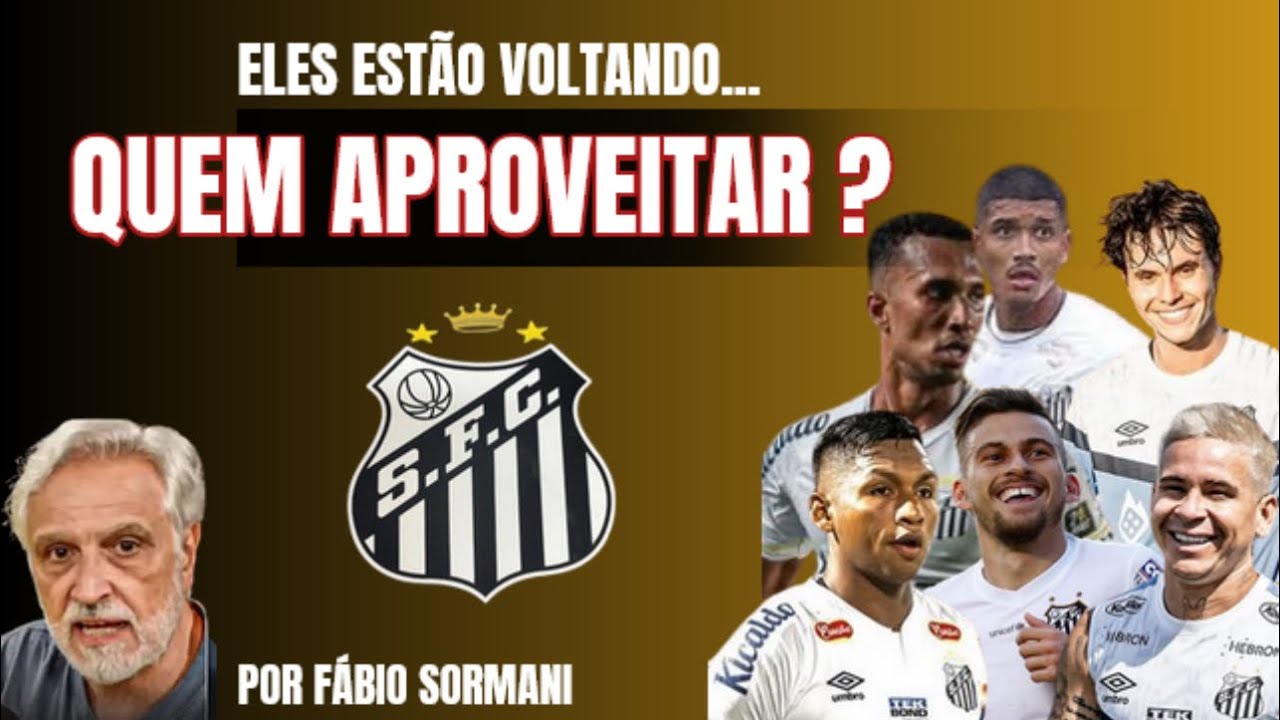 SANTOS: TREZE JOGADORES VOLTAM DE EMPRÉSTIMO