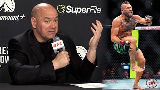 Dana White SHUTS DOWN speculation of Conor McGregor with a pre-existing injury before UFC 329