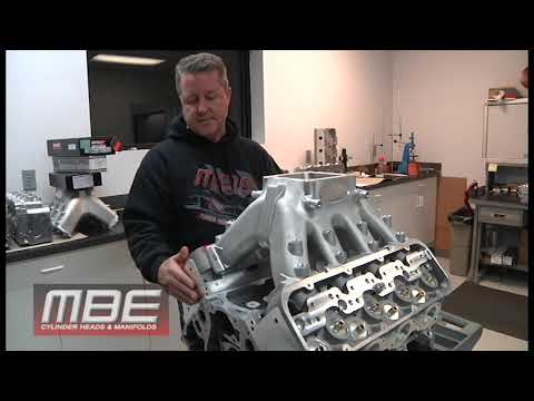 MBE ~ DART 10Degree GM LS Cylinder Head w/ CID Intake Manifold Package