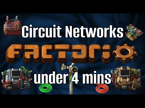 Factorio Circuit Networks explained in under 4 minutes!