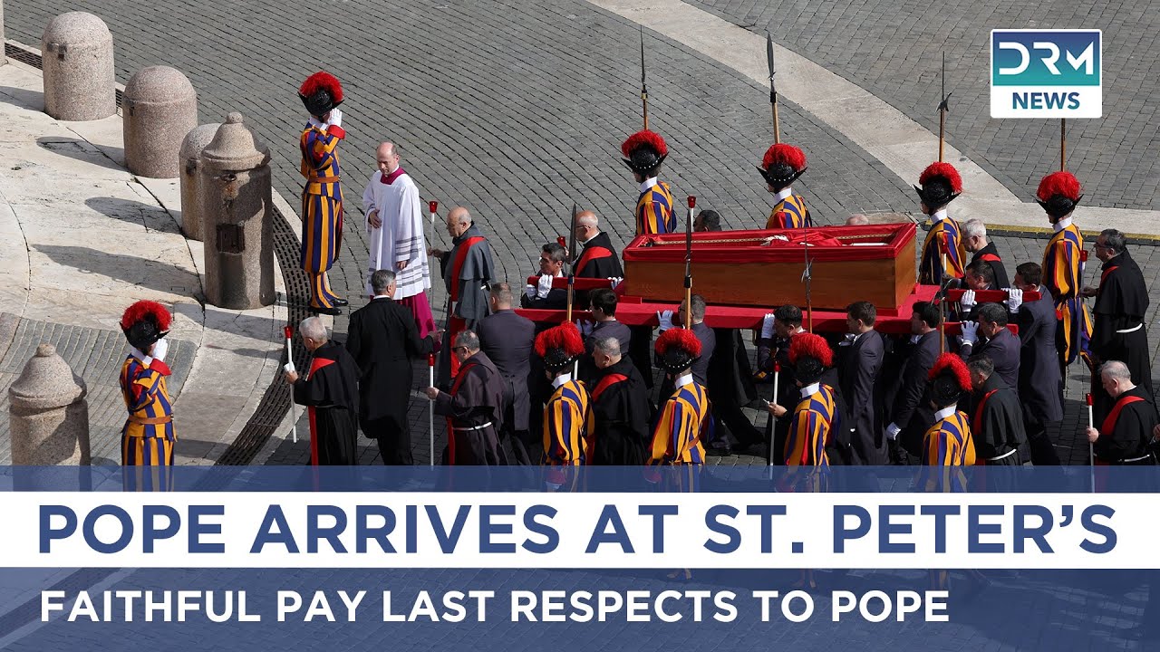 Pope Francis Arrives at St. Peter’s: Vatican Mourns as Pope Francis’ Body Moved to Basilica | AK1B