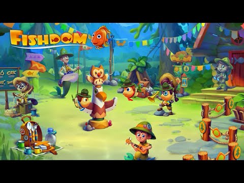 Fishdom Seasonal Events - Scout Camp HD