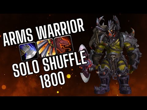 World of Warcraft | Solo Shuffle 1800 | Arms Warrior | 0-6 :(