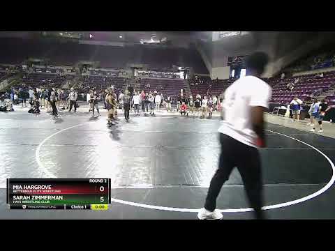 105 Lbs Round 2 - Mia Hargrove, Betterman Elite Wrestling Vs Sarah Zimmerman, Hays Wrestling Club