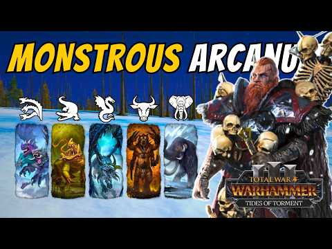 I Fought All 24 MONSTROUS ARCANUM Legendary Monsters So YOU DON'T Have to... | Total War Warhammer 3