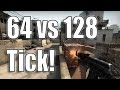 CS:GO - 64 vs 128 Tick Servers! 