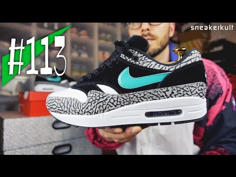#113 - Atmos Nike Air Max 1 "Elephant Print" x Jordan III Safari Double Pack - Review - sneakerkult
