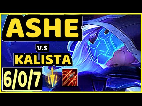 DEFT (ASHE) vs KALISTA - 6/0/7 KDA BOTTOM ADC CHALLENGER GAMEPLAY - KR