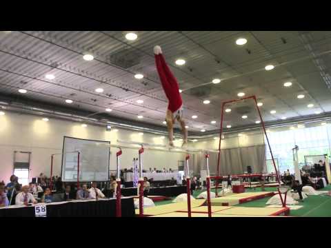 P Bars - Robert Stanescu - Sr Mens App Final - Cdn Gymnastics Championship 14