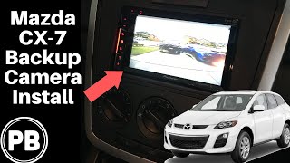 2007 - 2012 Mazda CX-7 Backup Camera Install