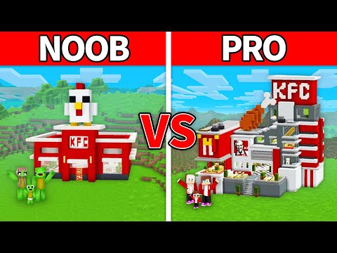 Ultimate KFC House Build Challenge in Minecraft