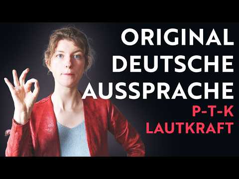 Artikulation deutlich und präzise | original deutsche Aussprache