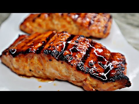 Sweet & Spicy Grilled Salmon Recipe