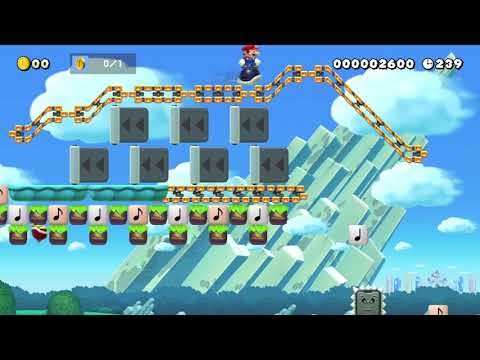 Only one ᐸautomaticᐳ don't move by たぼっち 🍄 Super Mario Maker 2 ✹Switch✹ #awv
