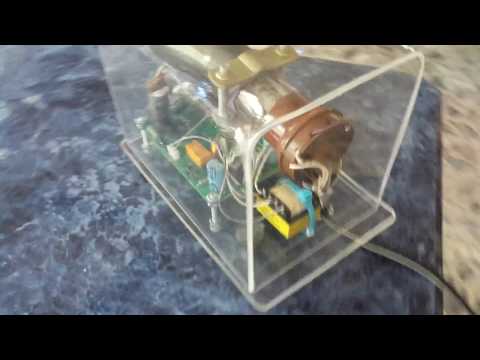 Oscilloscope clock DG7-32 CRT scope clock cathode ray tube