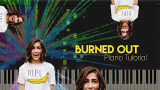 Dodie - Burned out Piano Tutorial