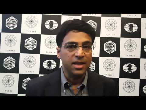 Anand after beating Svidler!