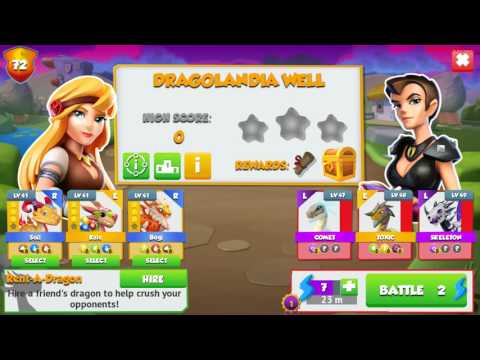 DRAGON MANIA LEGENDS - WON THE LEVEL 71 AND 72 ON HEROIC MODE