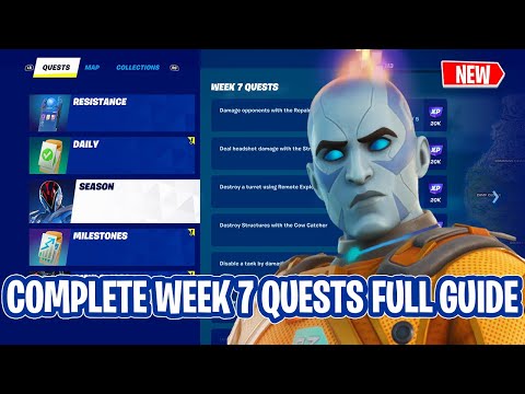 How To Complete Week 7 Quests Full Guide Fortnite.