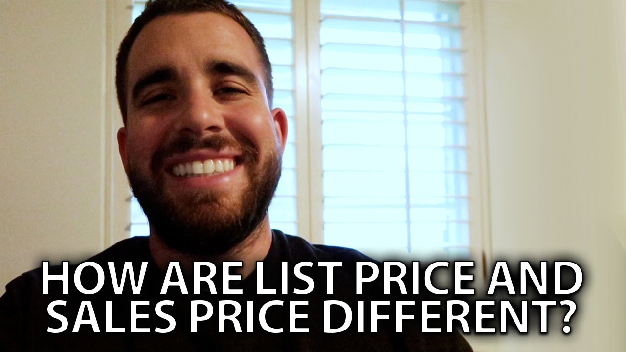 What’s the Difference Between List Price and Sales Price?