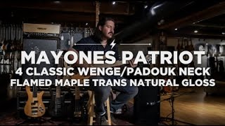 Video thumbnail for Mayones Patriot 4 Classic Wenge/Padouk Neck | CME Quick Riffs | Marc Najjar by Chicago Music Exchange
