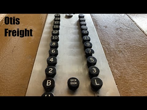 Vintage Otis Traction Freight Elevator - Pittsburgh, PA