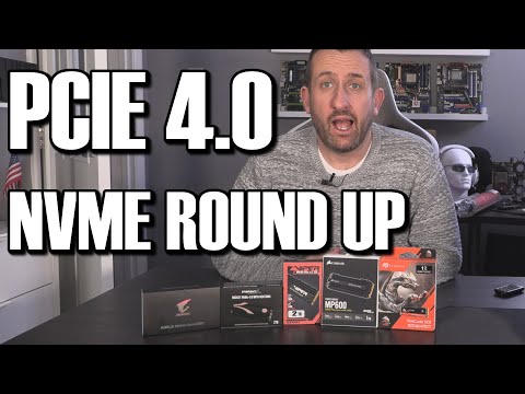 2020 PCIE 4 NVMe SSD Roundup - Corsair MP600 Gigabyte Aorus Sabrent Rocket FireCuda 520 Viper VP4100