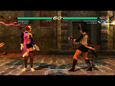 39_6 (Delespacehard) Alisa vs (Anakin ) Asuka Kazama - Tekken 6 ( Uchiha x24 ) PS3 Online