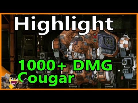 1000+ Dmg Cougar : Mechwarrior Online - MWO
