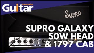 Video thumbnail for Supro Galaxy 50W Head & 1797 Cabinet | Review by Guitar Interactive Magazine