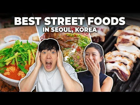 MELHOR mercado tradicional coreano para comida de rua!?Meu novo local favorito em Seul