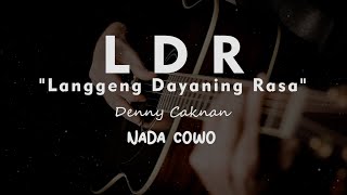 Download lagu LDR 'Langgeng Dayaning Rasa' // DENNY CAKNAN // KARAOKE GITAR AKUSTIK NADA COWO ( MALE ) mp3