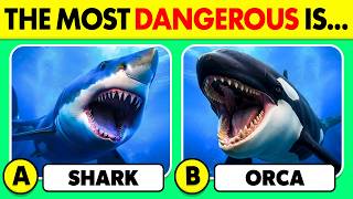 How Good Is Your Knowledge of ANIMALS? 🦈🌎⚠️ 50 Animals Knowledge Trivia Quiz