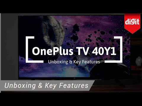 Unboxing and quick look at the key features of the OnePlus TV 40Y1