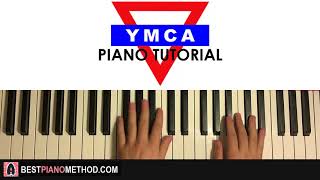 HOW TO PLAY - YMCA (Piano Tutorial Lesson)