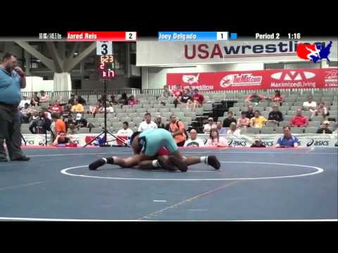 Jared Reis vs. Joey Delgado at 2013 Junior Nationals - FILA - FS