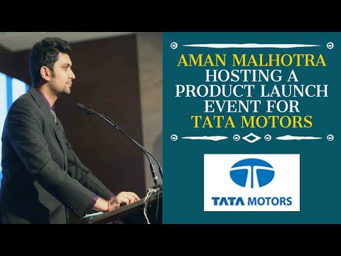 Aman Malhotra Aman Malhotra hosting for Tata Motors