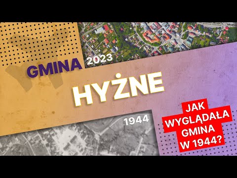 Hyżne: Porównanie zdjęć lotniczych z przeszłością