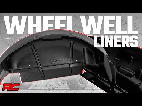 Wheel Well Liners - Improve the look and add protection to your wheel wells.