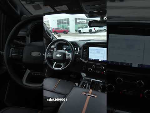 2023 Ford F-150 Platinum in Black for sale at Moose Jaw Toyota in Moose Jaw, SK