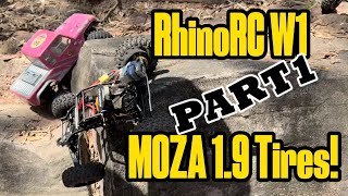 RhinoRC W1 RTR Crawler Rig with Moza 1.9 tires part 1