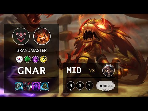 Gnar Mid vs Sett - KR Grandmaster Patch 10.16