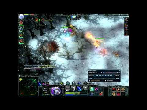 HoN - Glacius Gameplay (Female Glacius)