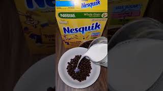 Lets TRY NESTLE NESQUIK CHOCOLATE CEREAL #GroceryS