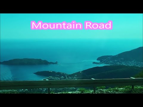 Mountain road. A beautiful drive between Budva, Herceg Novi and the Bay of Kotor in Montenegro. Vibe