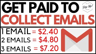 How To Make Money Online Collecting Emails ($2.40 Per Email) | Make $1500+ Per Week From Home