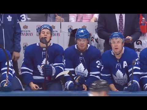 Leo Komarov 1st Goal of the Season! 10/07/17  (New York Rangers vs Toronto Maple Leafs)